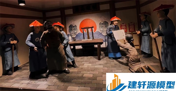 潮南陈规除恶绅微缩场景