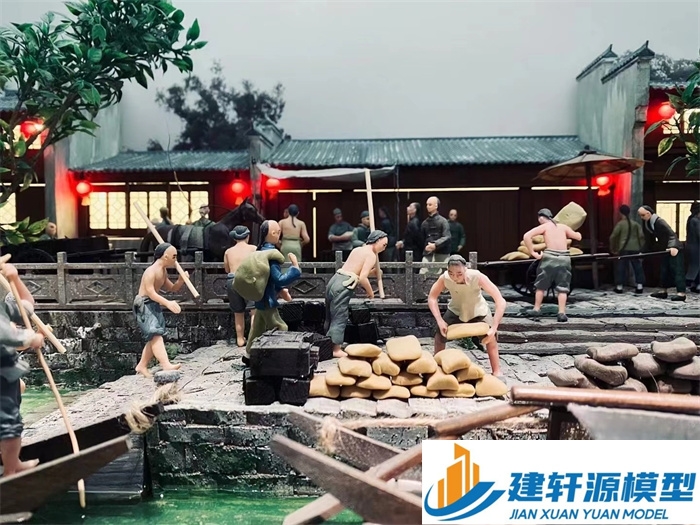 潮南博物馆江南水乡模型